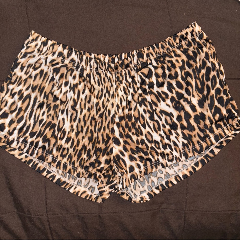 (3 for $15 MUST BUNDLE) Leopard Print Women's Intimate Shorts